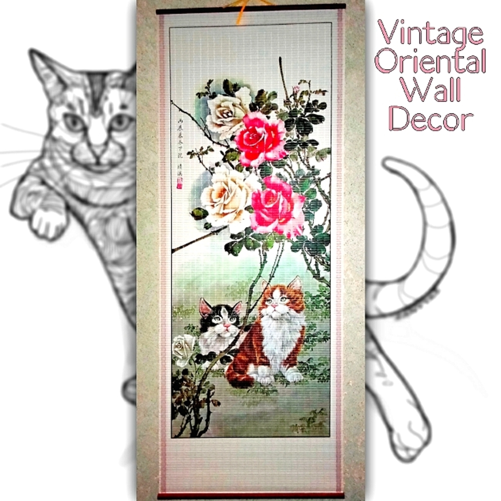 Vintage Chinese Decorative Wall Scroll